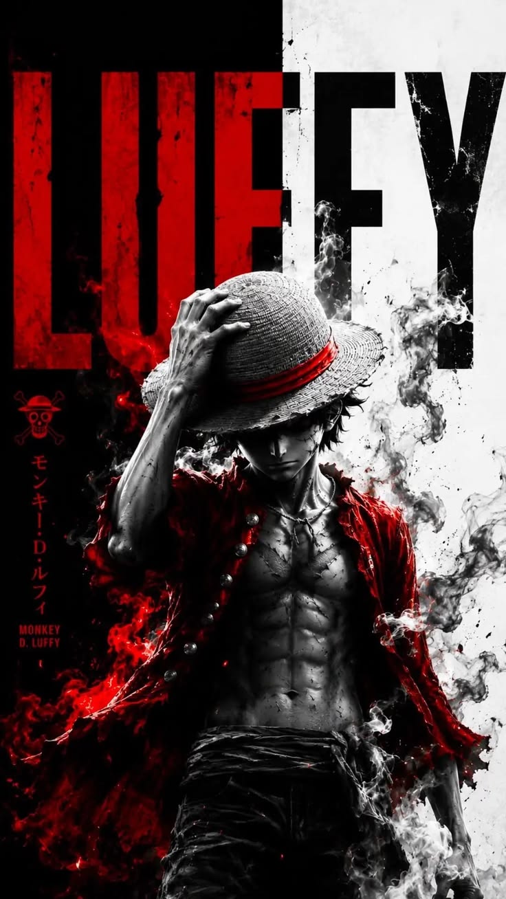 One piece Luffy Anime Art