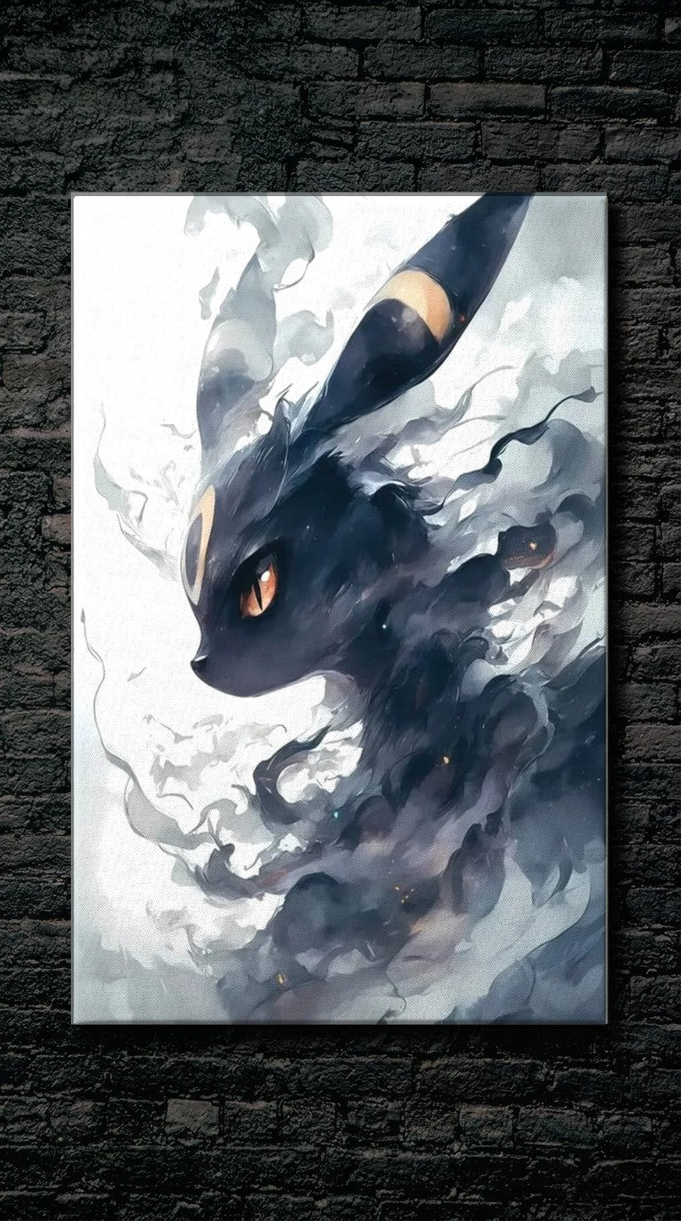 Anime Art acrylic wall art on a dark brick wall