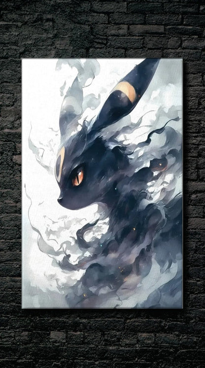 Anime Art acrylic wall art on a dark brick wall