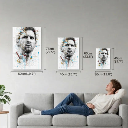 Cinematic Art size guide 30x45, 40x60, 50x75 cm