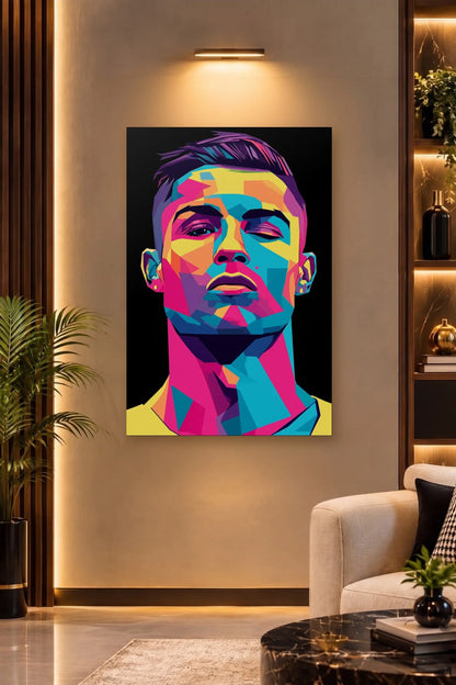 Cinematic Art acrylic wall art on a warm-lit luxury wall