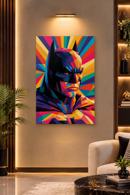 Cinematic Art acrylic wall art on a warm-lit luxury wall
