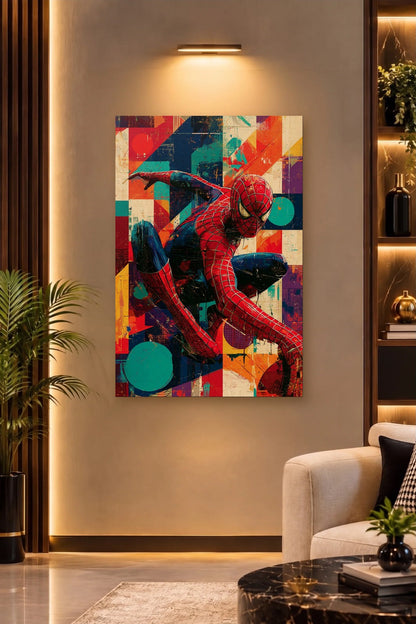 Cinematic Art acrylic wall art on a warm-lit luxury wall