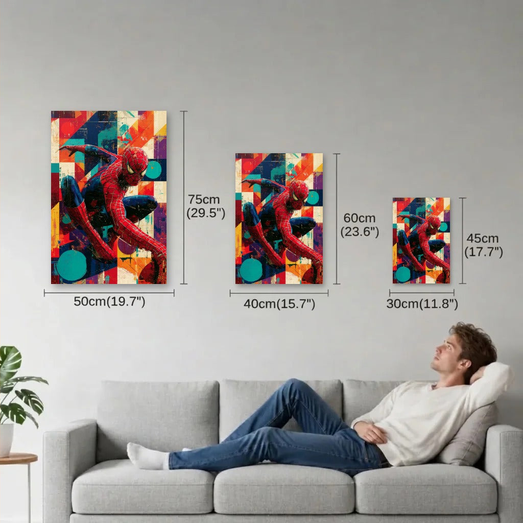 Cinematic Art size guide 30x45, 40x60, 50x75 cm