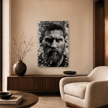 Cinematic Art acrylic wall art in a beige living room