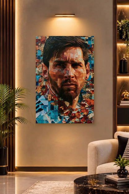Cinematic Art acrylic wall art on a warm-lit luxury wall