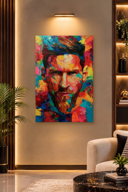 Cinematic Art acrylic wall art on a warm-lit luxury wall