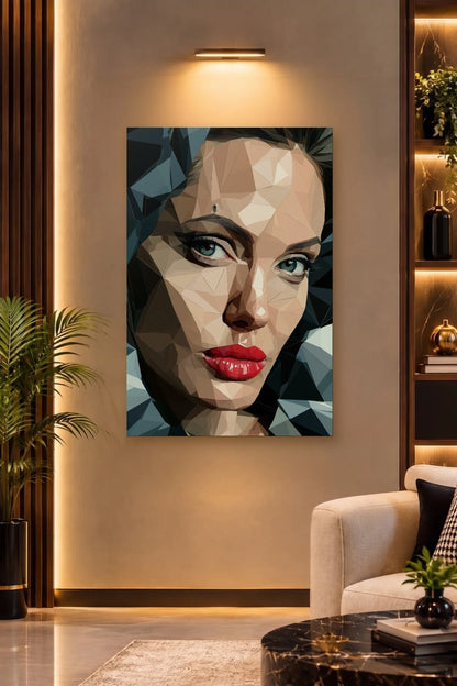 Cinematic Art acrylic wall art on a warm-lit luxury wall