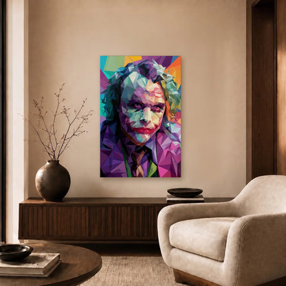 Cinematic Art acrylic wall art in a beige living room