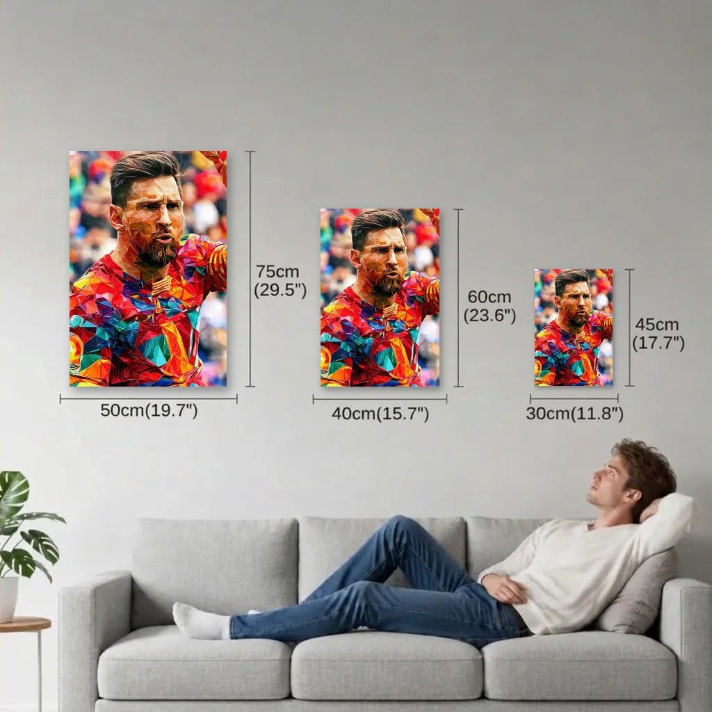Cinematic Art size guide 30x45, 40x60, 50x75 cm