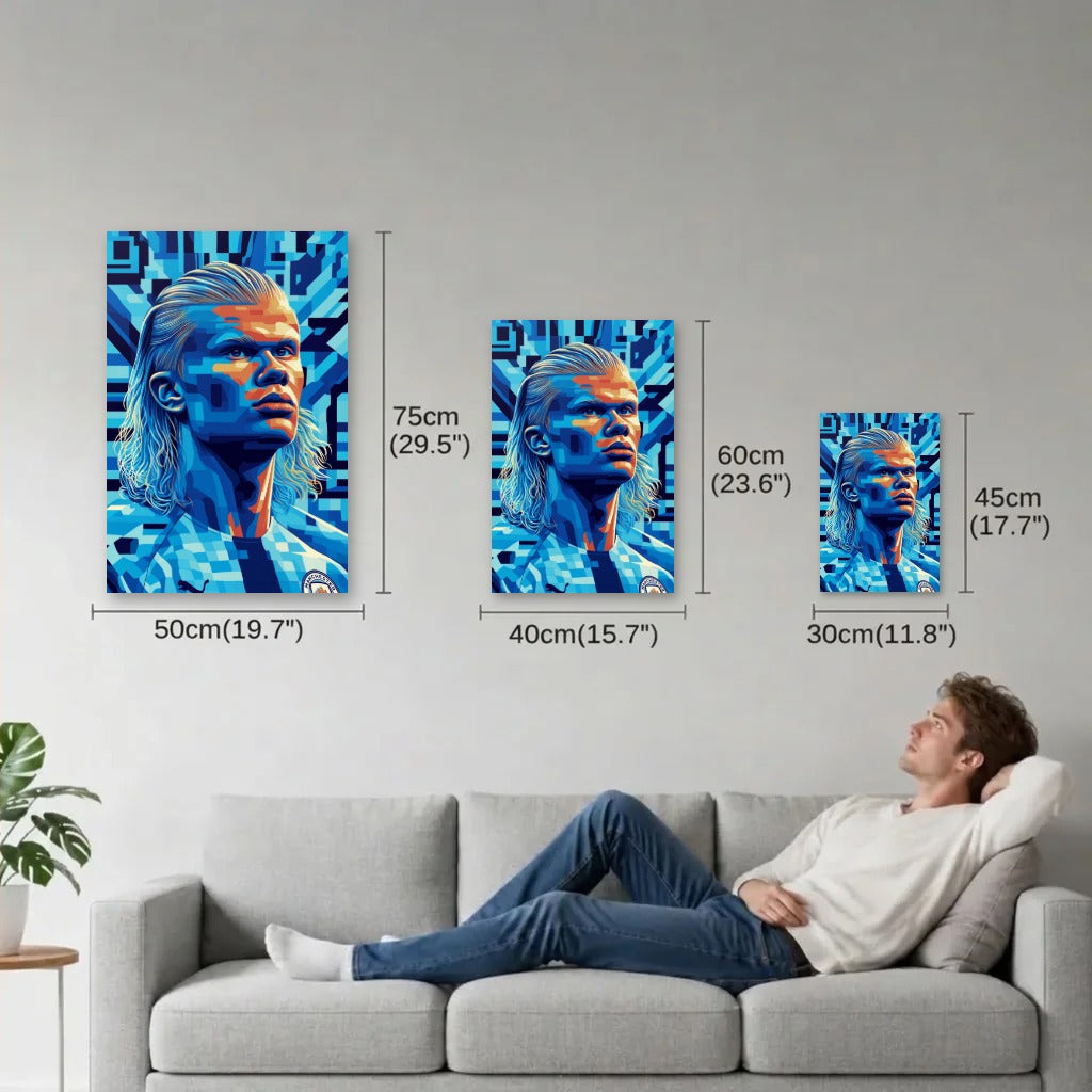 Cinematic Art size guide 30x45, 40x60, 50x75 cm
