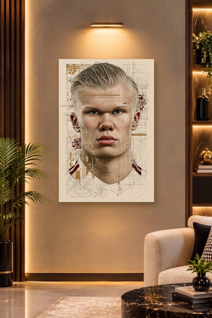 Cinematic Art acrylic wall art on a warm-lit luxury wall