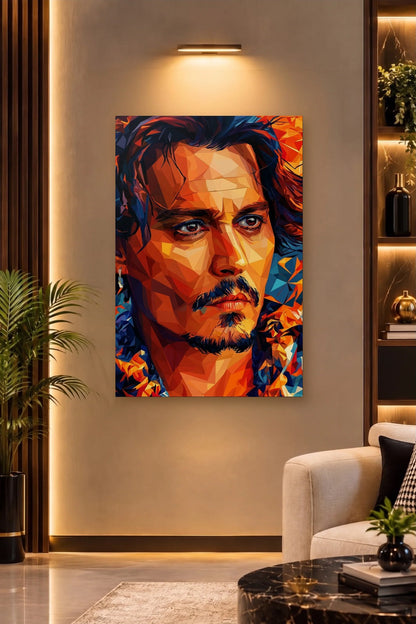 Cinematic Art acrylic wall art on a warm-lit luxury wall