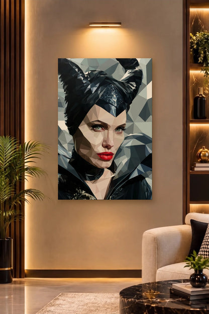 Cinematic Art acrylic wall art on a warm-lit luxury wall