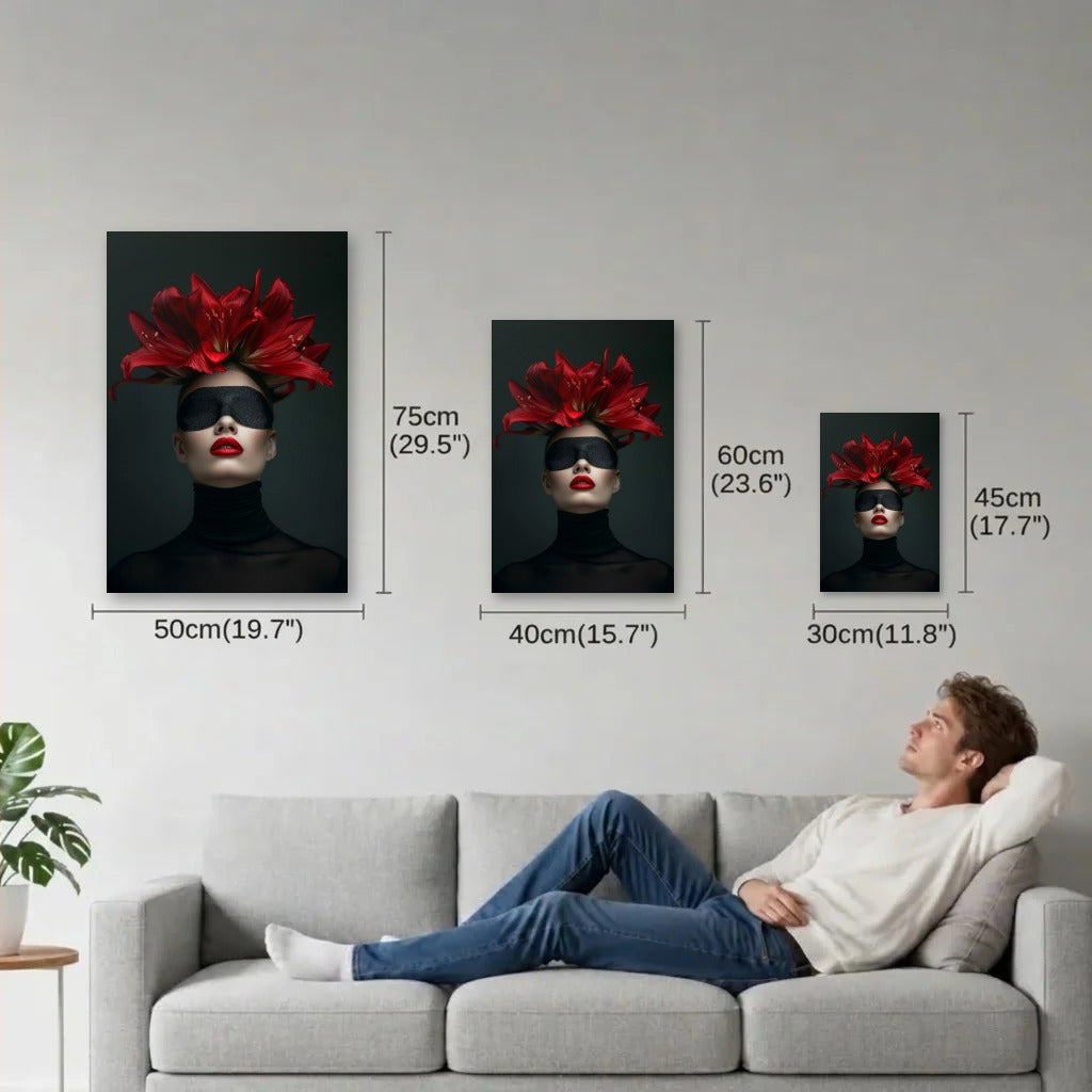 Expression Art size guide 30x45, 40x60, 50x75 cm