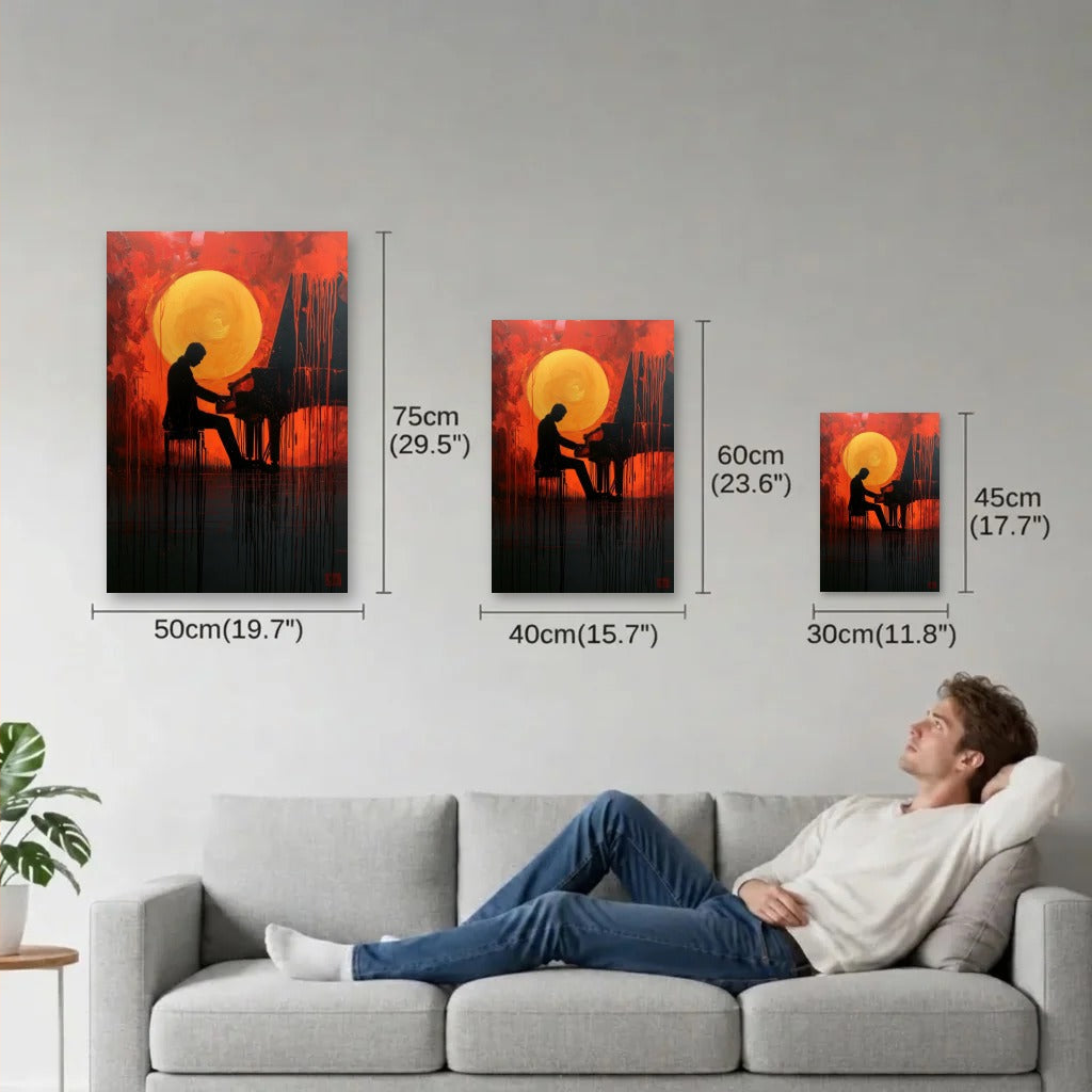 Expressions Art size guide 30x45, 40x60, 50x75 cm