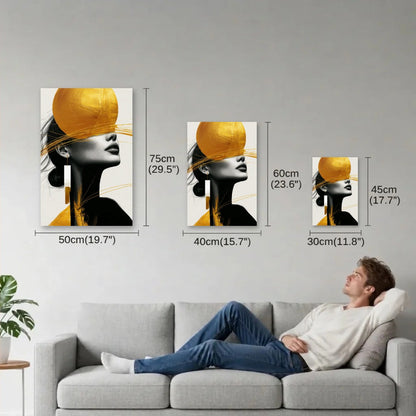 Expressions Art size guide 30x45, 40x60, 50x75 cm