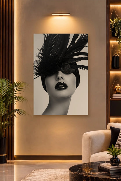 Expressions Art acrylic wall art on a warm-lit luxury wall