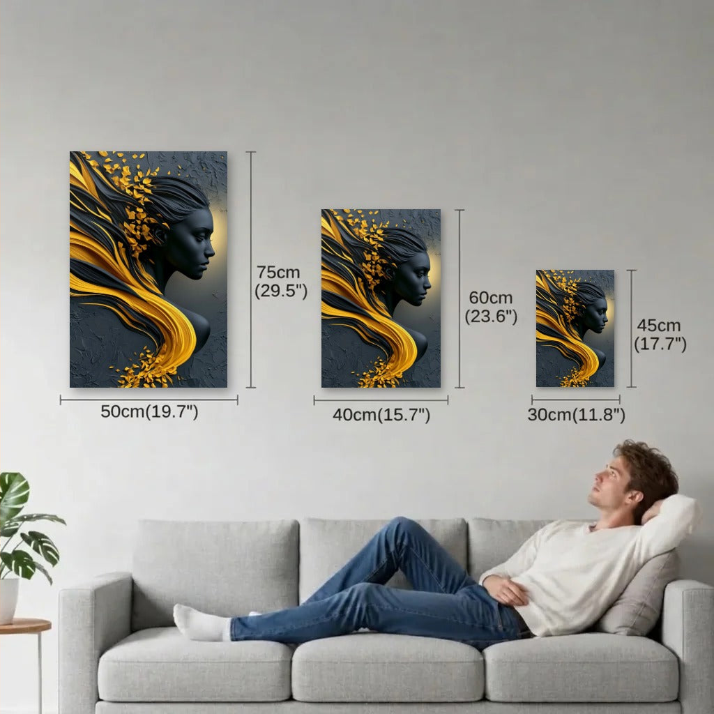 Expressions Art size guide 30x45, 40x60, 50x75 cm
