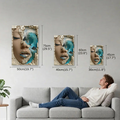 Expressions Art size guide 30x45, 40x60, 50x75 cm
