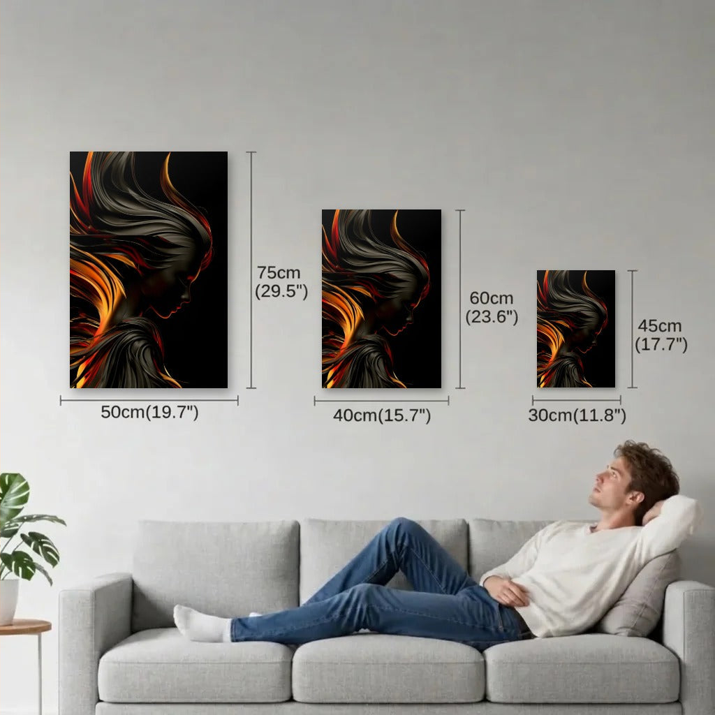 Expressions Art size guide 30x45, 40x60, 50x75 cm