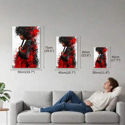 Expressions Art size guide 30x45, 40x60, 50x75 cm