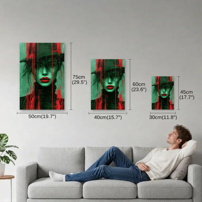 Expressions Art size guide 30x45, 40x60, 50x75 cm