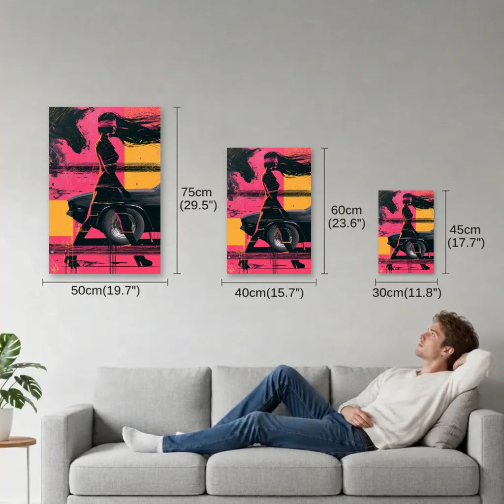Expressions Art size guide 30x45, 40x60, 50x75 cm