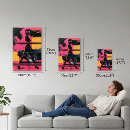 Expressions Art size guide 30x45, 40x60, 50x75 cm