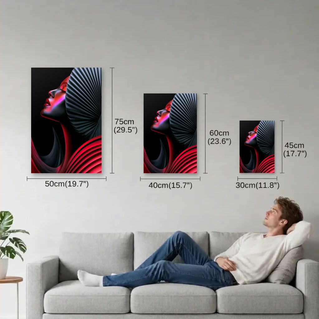 Expressions Art size guide 30x45, 40x60, 50x75 cm