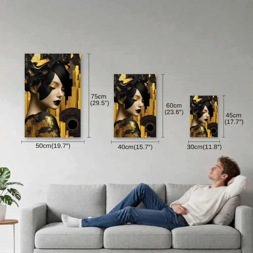 Expressions Art size guide 30x45, 40x60, 50x75 cm