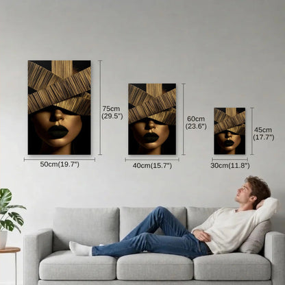 Expressions Art size guide 30x45, 40x60, 50x75 cm