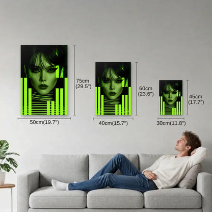 Expressions Art size guide 30x45, 40x60, 50x75 cm