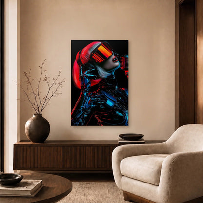 Expressions Art acrylic wall art in a beige living room