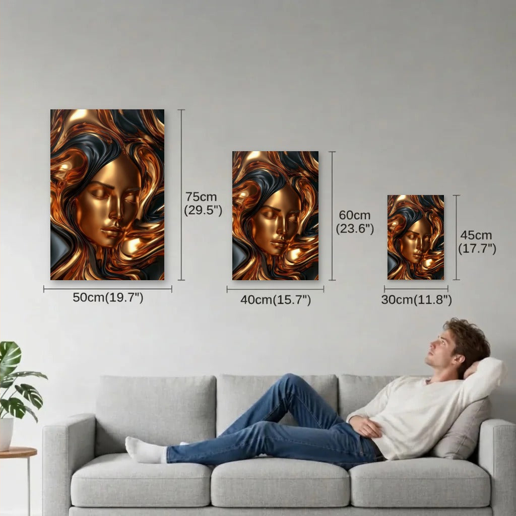 Expressions Art size guide 30x45, 40x60, 50x75 cm