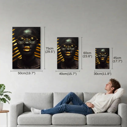 Expressions Art size guide 30x45, 40x60, 50x75 cm