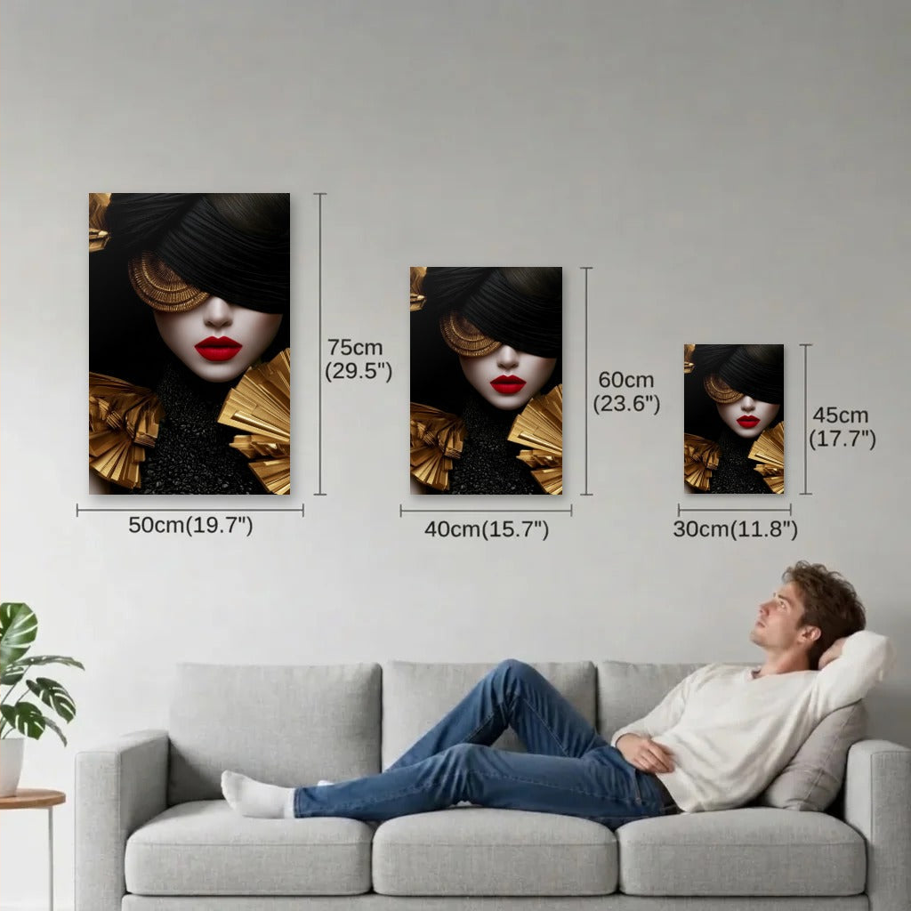 Expressions Art size guide 30x45, 40x60, 50x75 cm