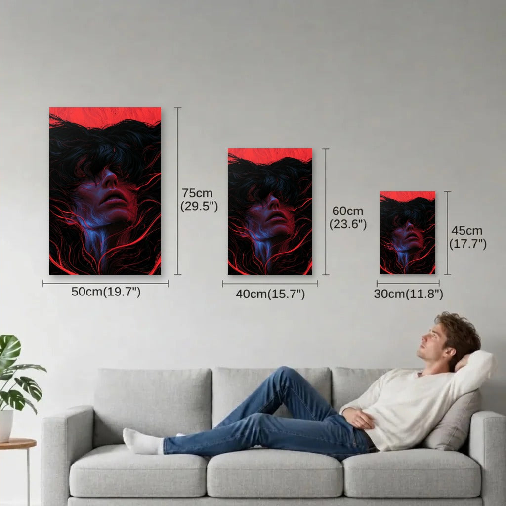 Expressions Art size guide 30x45, 40x60, 50x75 cm