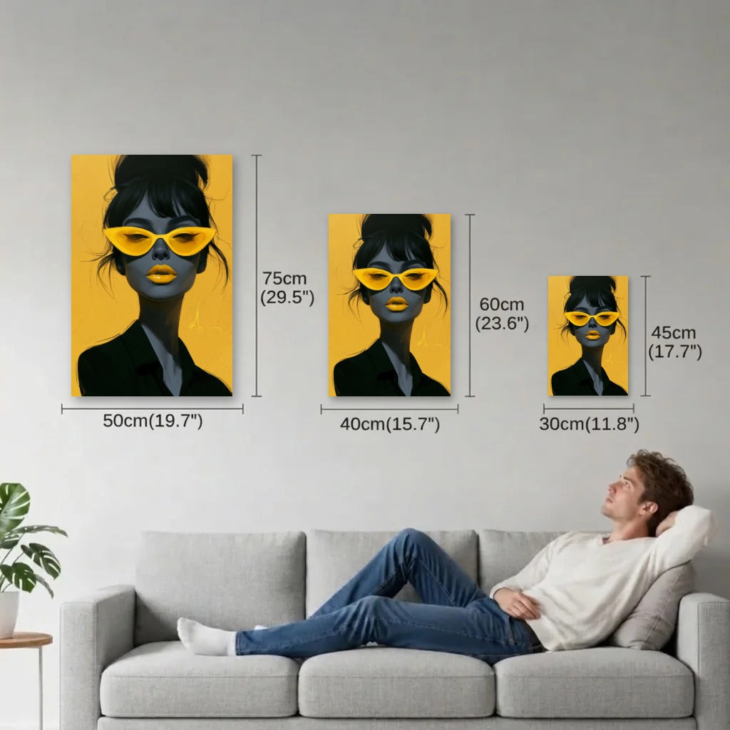 Expressions Art size guide 30x45, 40x60, 50x75 cm