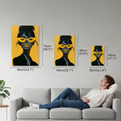 Expressions Art size guide 30x45, 40x60, 50x75 cm
