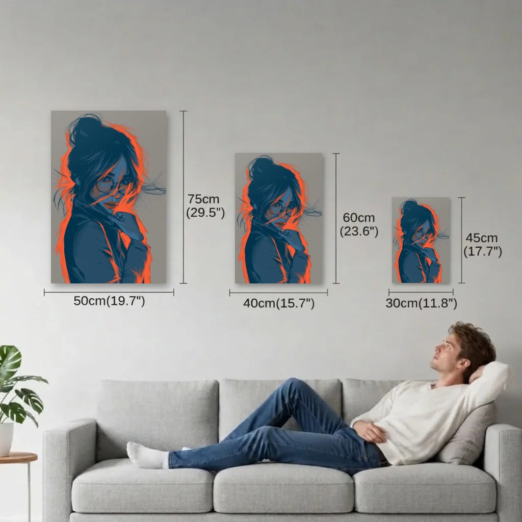 Expressions Art size guide 30x45, 40x60, 50x75 cm