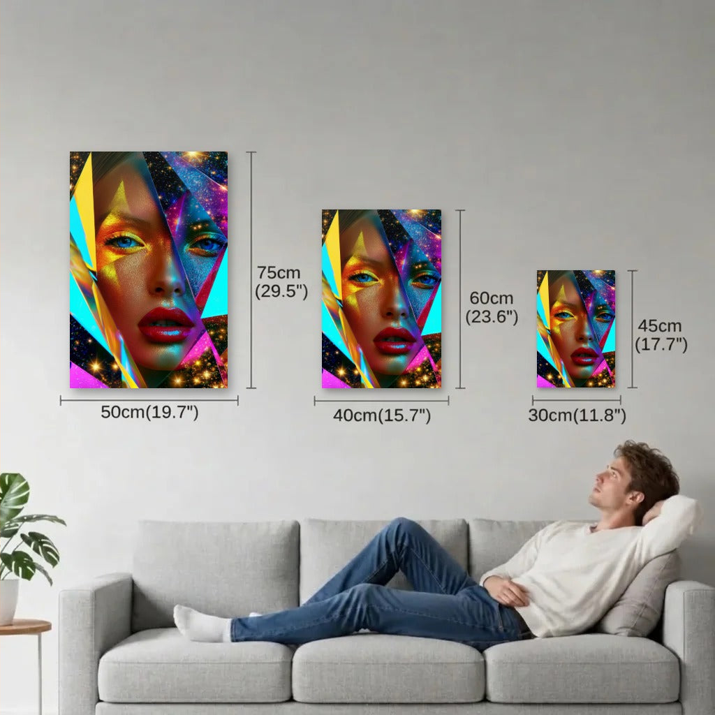 Expressions Art size guide 30x45, 40x60, 50x75 cm