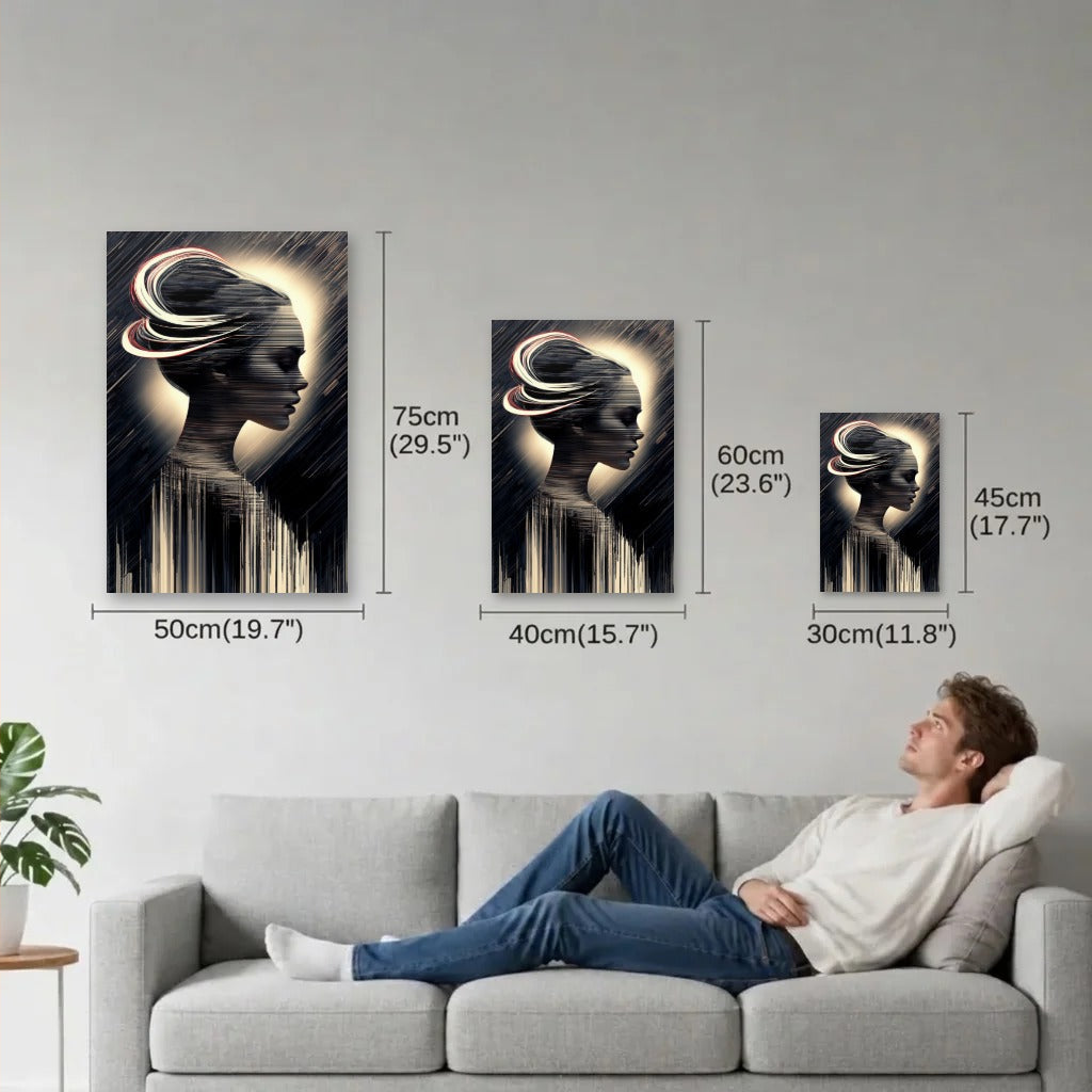 Expressions Art size guide 30x45, 40x60, 50x75 cm