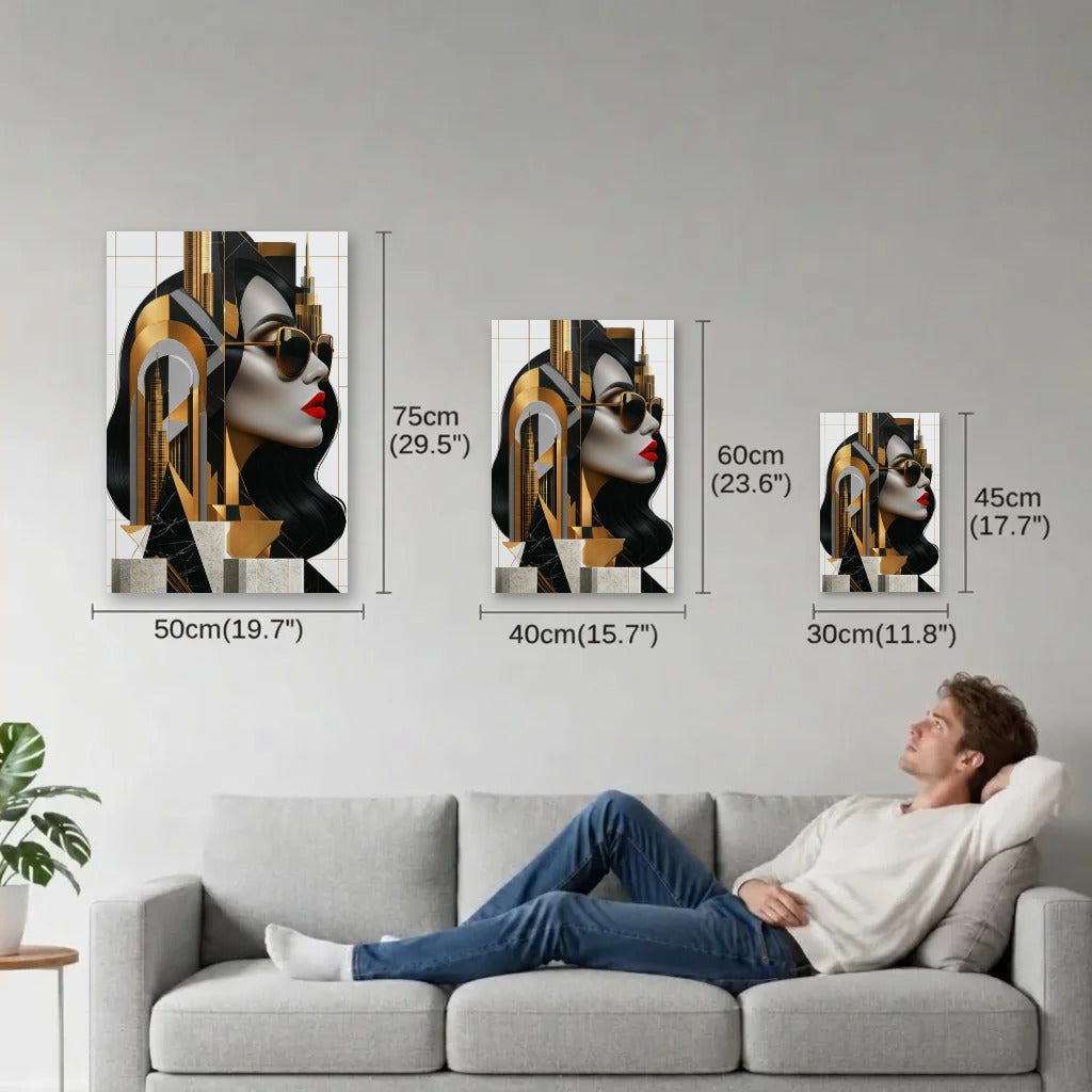 Expressions Art size guide 30x45, 40x60, 50x75 cm