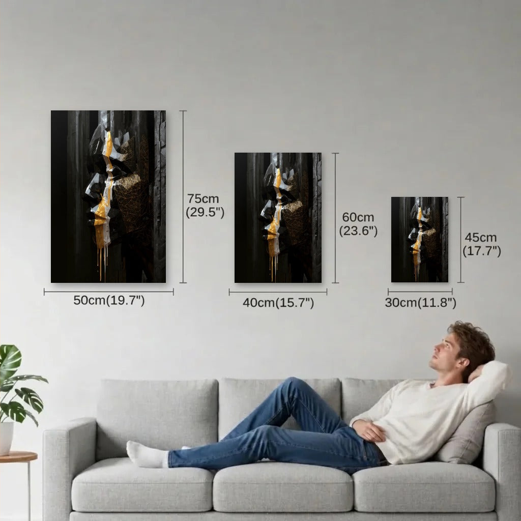 Expressions Art size guide 30x45, 40x60, 50x75 cm