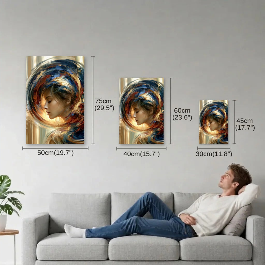 Luxury Art size guide 30x45, 40x60, 50x75 cm