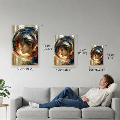 Luxury Art size guide 30x45, 40x60, 50x75 cm