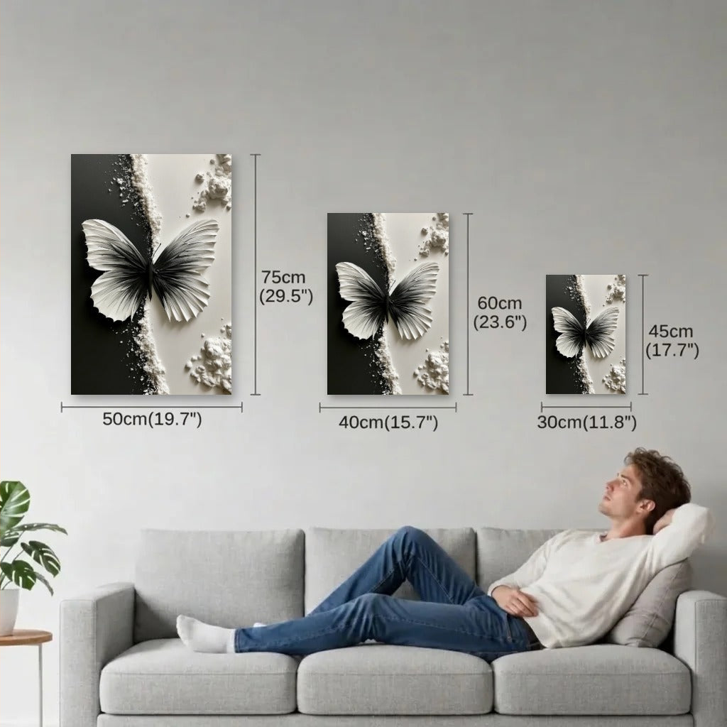 Luxury Art size guide 30x45, 40x60, 50x75 cm