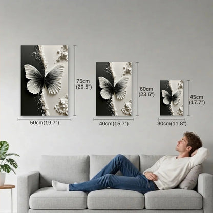 Luxury Art size guide 30x45, 40x60, 50x75 cm