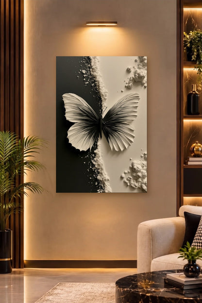 Luxury Art acrylic wall art on a warm-lit luxury wall